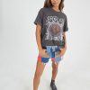 Tees Girl Dangerous | Cancer Band Black Boyfriend Tee