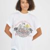 Tees Girl Dangerous | Desert Classic White Boyfriend Tee