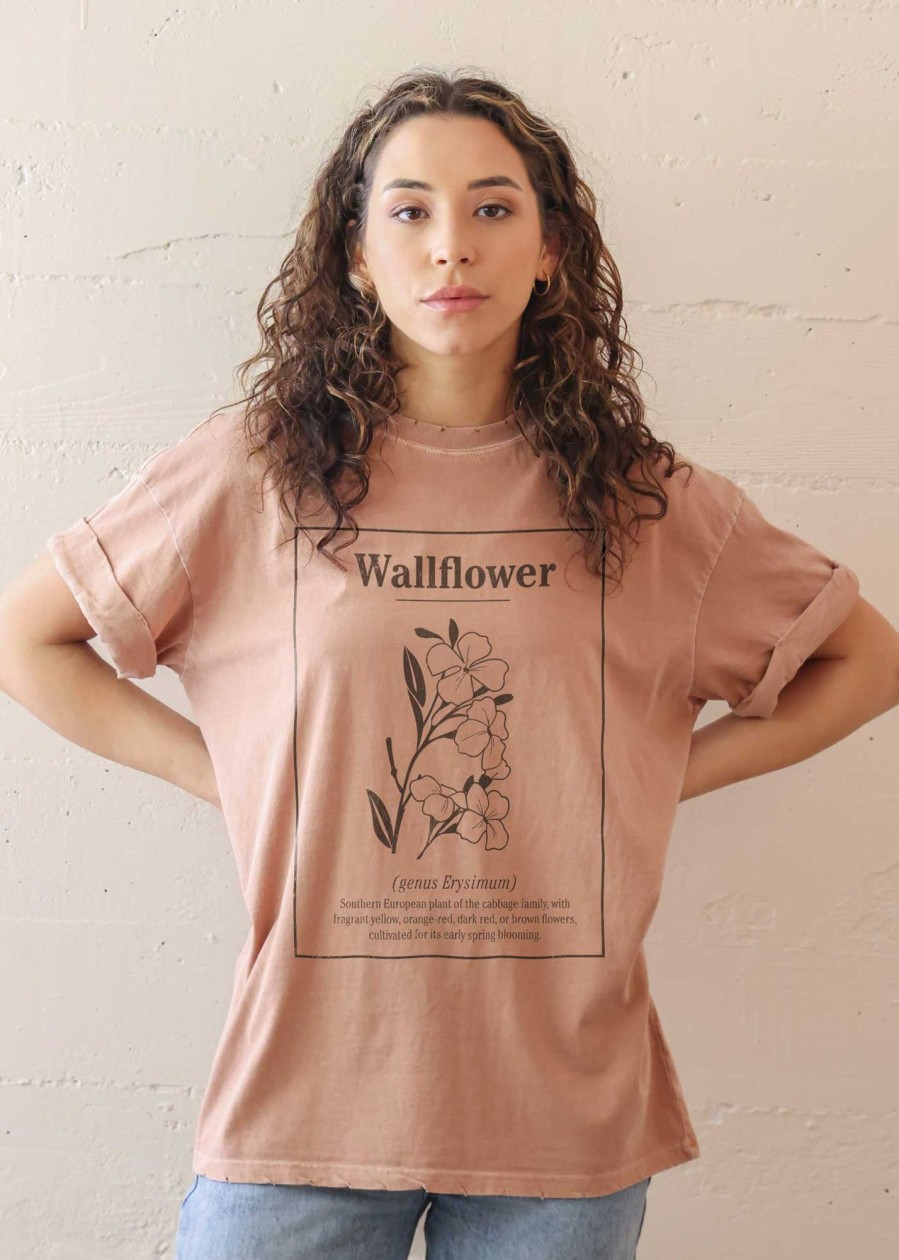 Tees Girl Dangerous | Wallflower Clay Boyfriend Tee