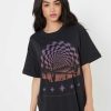 Tee Dress Girl Dangerous | Desert Kaleidoscope Black Tee Dress