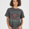 Tees Girl Dangerous | Yosemite Sun Black Boyfriend Tee