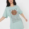 Tee Dress Girl Dangerous | Stay Grateful Jade Green Tee Dress