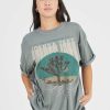 Tees Girl Dangerous | Joshua Tree Western Army Green Boyfriend Tee