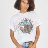 Tees Girl Dangerous | Yosemite Tour White Boyfriend Tee