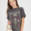 Tees Girl Dangerous | Coral Tarot Black Boyfriend Tee