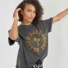 Tees Girl Dangerous | Better Daze Ahead Palm Black Boyfriend Tee