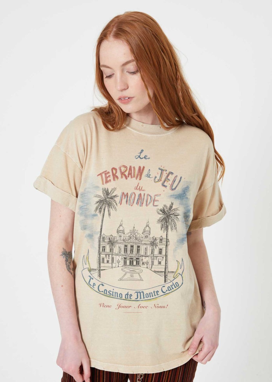 Tees Girl Dangerous | Terrain De Jeu De Monde Sand Boyfriend Tee