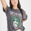 Tees Girl Dangerous | Capricorn Band Black Boyfriend Tee