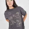 Tees Girl Dangerous | Wild Horses Black Boyfriend Tee